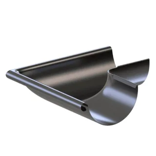 STAHL Dachrinnen Außenecke 90° | Ø 125 mm