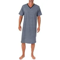 Normann Pyjama Normann Herren kurzarm Nachthemd – auch in Übergrößen
