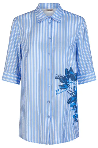 Barbara Lebek - Blusen ocean blue - Gr. - 40