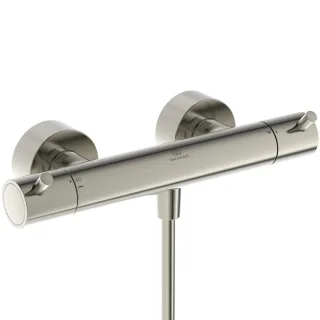 Ideal Standard Brausethermostat Aufputz Ceratherm T125 Pin-Griffe Silver Storm, A7587GN A7587GN