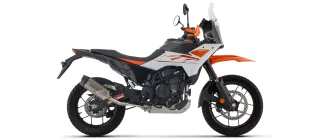 Sport Auspuff Arrow Indy Race EVO TITAN für KTM 390 Adventure R/X Bj.2025-2026 EURO5+ eintragungsfrei