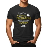 RAHMENLOS® T-Shirt für den Outdoor Fan: Ich muss nur campen