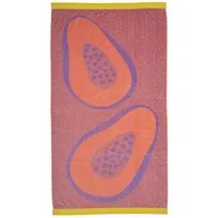 KAAT Amsterdam Strandtuch KAAT Amsterdam, Strandlaken, Papaya, Mehrfarbig, 100x180, (1-St)