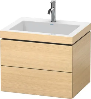 Duravit L-Cube c-bonded Set wandhängend Mediterrane Eiche Matt 600x480x500 mm - LC6926O7171 LC6926O7171