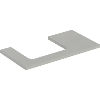 Geberit ONE Waschtisch-Platte, Ausschnitt links, für Aufsatzwaschtisch 505303007