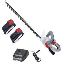 ikra GmbH Akku-Heckenschere IAHS 20-1, 20 V, Lasergeschliffene Messer, 2. Akku (2,5 Ah) & Schnelllader