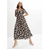 bonprix Maxikleid für den Alltag, aus Polyester, ausgestellte Passform