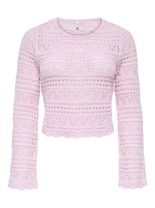ONLY - ONLELKE LIFE LS PULLOVER KNT NOOS Romance Rose - Gr. - XS