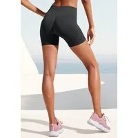 LASCANA Funktionsshorts Po Push Up mit Rippstruktur und Shapingeffekt, Sportshorts