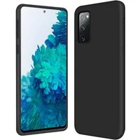 CoolGadget Handyhülle Silikon Case für das Samsung Galaxy S20 FE Slim TPU Cover 6,5 Zoll, Weiche Schutz Hülle mit Innen Fleece aus Stoff Handy Tasche