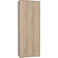 FORTE Schuhschrank Tempra, Mehrzweckschrank, 2 Türen, Einlegeböden, Höhe 197,5 cm Breite 73,7 cm