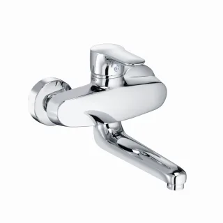 Kludi Objekta Spültisch-Einhandmischer DN 15 Wandmontage Ausl.230mm chrom, 328820575 328820575