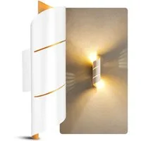 SSC-LUXon LED Wandleuchte VYRA LINE Wandleuchte Up & Down inkl. G9 LED 3W warmweiß Wandstrahler, Warmweiß