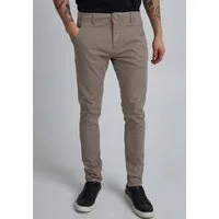 Blend Chinohose BHNATAN aus Baumwollmischung, schmale Passform, mit Reißverschluss, elastisch