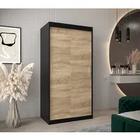 MOEBLO Schiebetürenschrank TORM (mit/ ohne Schubladen, Schwebetürenschrank Schrank Garderobe Schiebtüren Schlafzimmer Wohnzimmerschrank) (BxHxT):100/120/150/180/200/250x200x62 cm