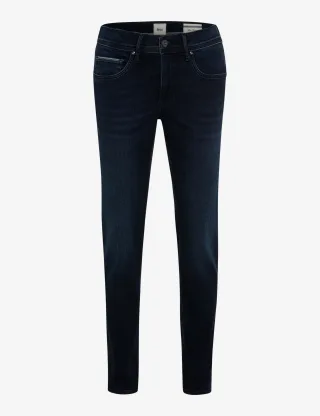 Brax Herren Five-Pocket-Hose Style CHRIS DEEP BLUE USED, denim dunkelblau, Gr. 40/30
