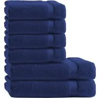 TRENDBUY24 Handtuch Set 6-TLG Premium Frottee Handtücher Duschtücher Set 100% Baumwolle, (Handtuch und Duschtuch, 6-St), schnell trocknend