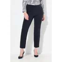 Ulla Popken Funktionshose Acetat-Hose schmales Bein Komfortbund