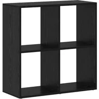 vidaXL Bücherregal Bücherregal 4 Ebenen 69,5 x 29 x 69,5 cm Holzwerkstoff, 1-tlg.