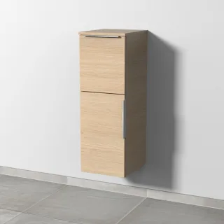 Sanipa 3way Mittelschrank mit 1 Tür und 1 Auszug, Eiche-Nordic, UM12448 UM12448