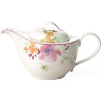 Villeroy & Boch Teekanne Mariefleur Tea Teekanne 2 Pers., (1-St), Premium Porcelain, mikrow.- & spülm.sicher, Made in Germany