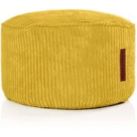 Green Bean Pouf Sitzsack-Hocker Pouf Cord 45x25cm (Indoor Sitzhocker Sitzkissen Fußhocker Relax-Sessel, Made in Germany), die ideale Ergänzung zum Sitzsack