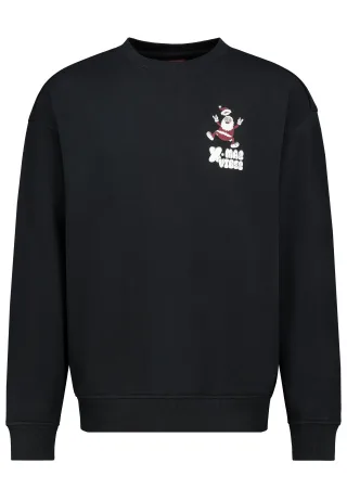 Authentic Style - SEFLQSBTd2VhdHNoaXJ0IFJ1bmRoYWxz carbon black - Gr. - M
