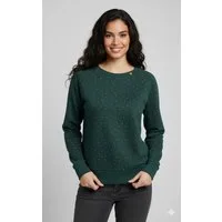 Ragwear Sweatshirt JOHANKA MULTIDOTS O aus Baumwolle und Polyester, normale Passform, mit Rundhalsausschnitt