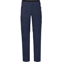 Bergson Outdoorhose VALLI zip-off Damen Radhose, robust elastisch, Kurzgrößen, peacoat blau