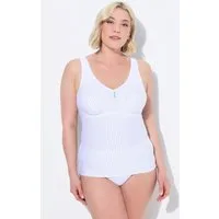 Ulla Popken Unterhemd Shaping-Hemd Nadelstreifen ohne BH tragbar