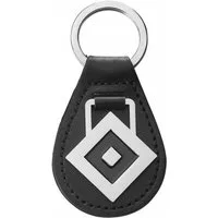 VertriebsArena GmbH Schlüsselanhänger HSV Schlüsselanhänger Leder Raute