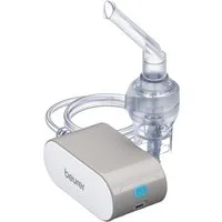 BEURER Inhalationsgerät IH 58 für entspannte Anwendungen durch flüsterleisen Betrieb, Effektive Verneblung mittels DC Kompressor-Drucklufttechnologie