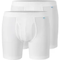 Schiesser Retro Boxer 2er Pack Long Life Cotton (Spar-Set, 2-St) Long Short / Pant - Baumwolle - mit Eingriff