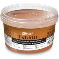 Hausa Holz-Reparaturset Holzkitt, 250g gebrauchsfertig ausgezeichnete Füllkraft rissbeständig, 1-St., Gramm Nussbaum Holzspachtelmasse Kitt für Holz, Holzspachtel/Füllmasse zum Reparieren