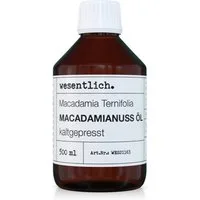 wesentlich. Körperöl Macadamianussöl 500ml