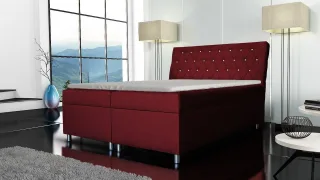 Boxspringbett Schlafzimmerbett AURON 200x200cm inkl.Bettkasten