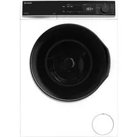 Sharp Waschmaschine ES-PRO014WA-DE, 10 kg, 1400 U/min, Schaumschutz, WaveCabinet, Einfaches Bügeln, WIFI App Steuerbar