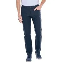 Engbers 5-Pocket-Hose Herren Hose aus Leinenmischung, Saphirblau