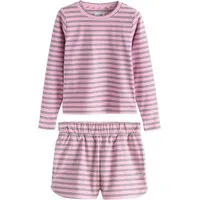 self Pyjama Self. Schlafanzug, Shorts + kurze Ärmel, Streifen (2 tlg)