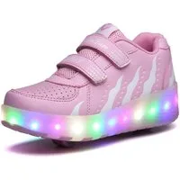 HUSK'SWARE Rollschuhe, (Rollschuhe, Wiederaufladbare LED-Rollschuhe für Kinder), Wiederaufladbare LED-Rollschuhe für Kinder