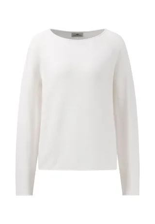 FYNCH-HATTON - O-NECK FINE COTTON white - Gr. - XL