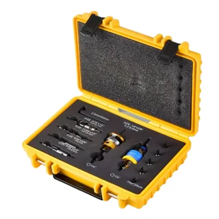 Adjustable Depth Countersink Drill Bit Set with 5 Tungsten Carbide Drill Bits Hex Shank Professional Woodworking Tools T