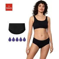 SNOCKS Periodenslip femtis by SNOCKS Period Panty - LENE Hipster (1-St) mit super starker Saugkraft, entspricht bis zu 6 Tampons