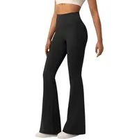 NEXORA Leggings Sporthose, Bootcut Leggings, Yogahose mit Bootcut, Sportleggings blickdicht & figurbetont, atmungsaktiv