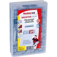 Meister-Box mit Dübel SX hellgrau, 132-teilig