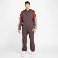 Nike Sportswear Trainingsanzug M NK CLUB FLEECE HDED TRACK GX, mit durchgehendem Reißverschluss, aus Baumwolle und Polyester