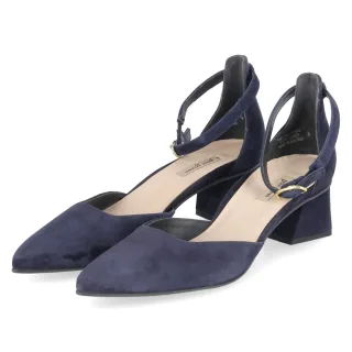 Paul Green Riemchenpumps  Blau - Gr. 37 -  Echt Leder