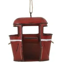 Chic Antique Christbaumschmuck Chic Antique - Weihnachtsschmuck Christbaumkugel Vintage Skilift Rot