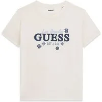 Guess Kurzarmshirt AGNES SS CN T-SHIRT - T-Shirt Damen - Basic Shirt - Kurzarmshirt