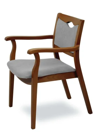 Home affaire Armlehnstuhl "London, Stuhl, Komfortsessel, 3 Gestellfarben, Made in Italy" () 1 Stk.Extra-komfortabel, ergonomisch, fleckenabweisendes Gewebe, Massivholz